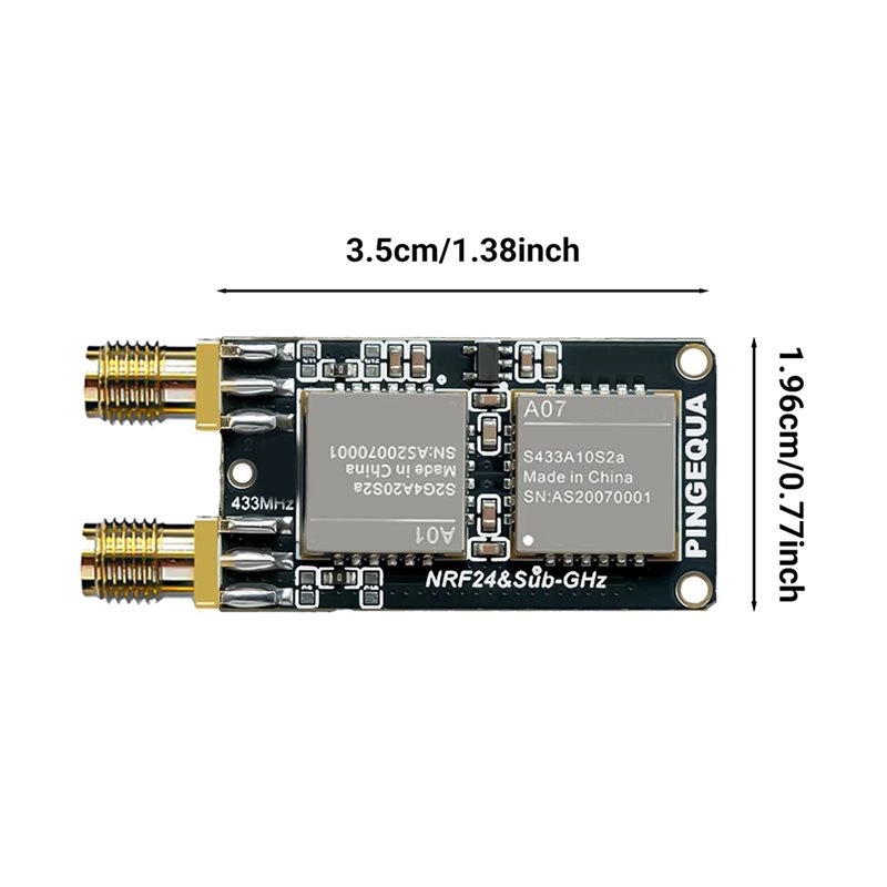 B27B NRF24+ CC1101 2.4Ghz& 433 - огляд і ціна 433Mhz Receiver Module