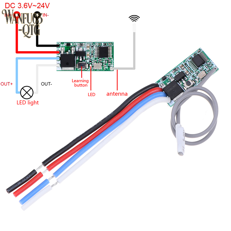 Hot Sale 433Mhz 1CH RF Relay R - огляд і ціна 433Mhz Receiver Module