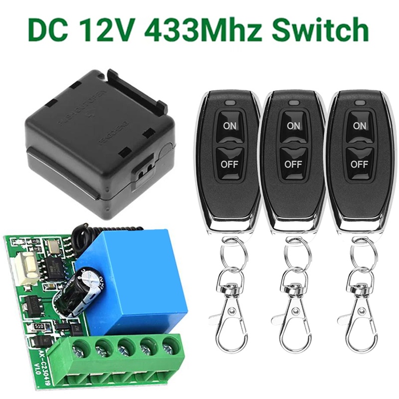 DC 12V 433Mhz RF Wireless Remo - огляд і ціна 433Mhz Receiver Module