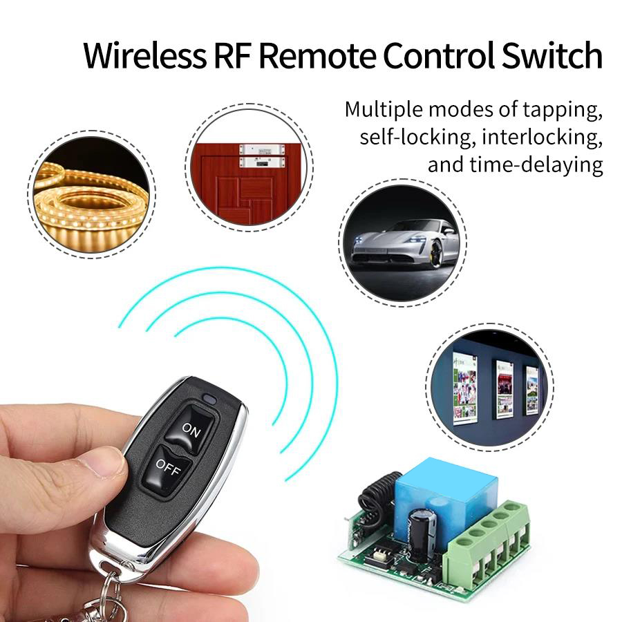 DC 12V 433Mhz RF Wireless Remo - огляд і ціна 433Mhz Receiver Module