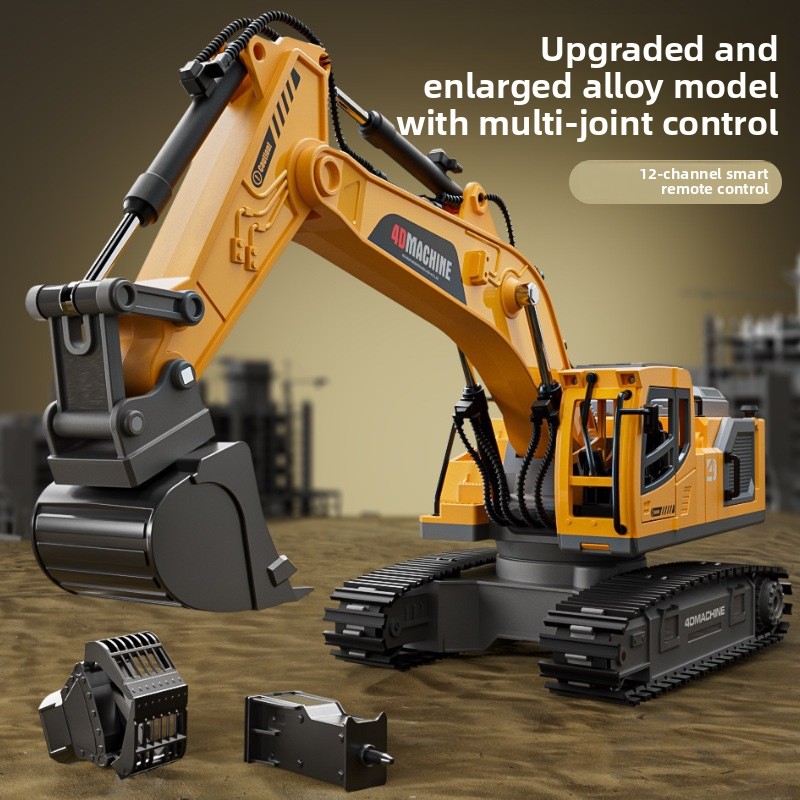14CH 3-in-1 RC Alloy Excavator - огляд і ціна Home Automation Tutorial