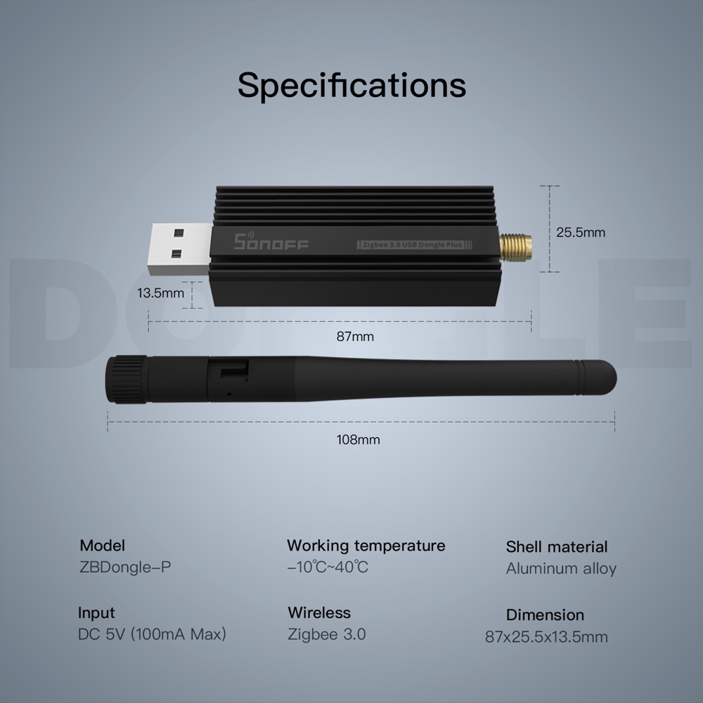 SONOFF Zigbee Gateway 3.0 ZBDo - огляд і ціна Zigbee Coordinator Stick