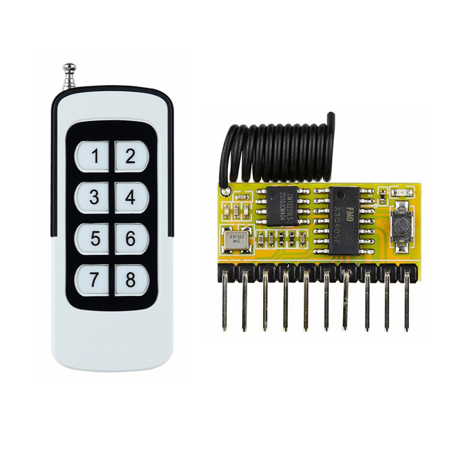 433MHz DC3V~5V 8CH Multi-Funct - огляд і ціна 433Mhz Receiver Module